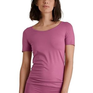 CALIDA Natural Comfort T-shirt voor dames, Red Violet, 40/42 NL