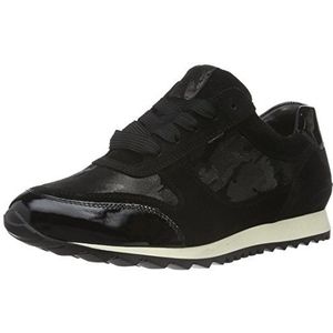 Hassia Dames Barcelona, Brede H Sneakers, zwart 0100 zwart, 42.5 EU Breed