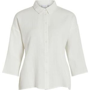 VILA - LANIA - Blouse - Wit - Klassieke Blouse