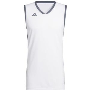 adidas Hombre MENS PULSE SPEED BBALL JERSEY, white/team onix, S