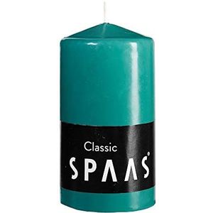 SPAAS Cilinderkaars 60/150 mm, ± 45 uur, geurloos - smaragdgroen