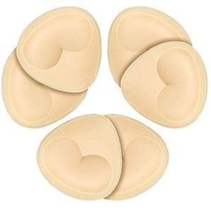 TopBine - Bh-inzetstukken - Beige - 3 Paar - Uitneembaar