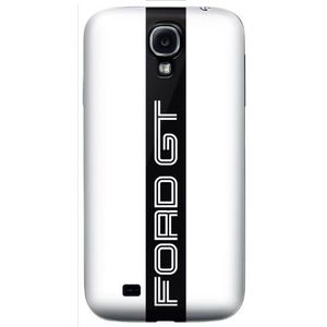 Ford GT COFGTS4PW Gloss Case voor Samsung Galaxy S4 met Screen Protector - Wit