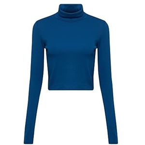 edc by ESPRIT T-shirt voor dames, 450/Petrol Blue., XL