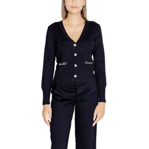 Morgan Vest met lange mouwen Details Sieraden, Marineblauw, S