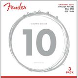 Fender Original 150 String Set - 150R (010/046) - 3 Pack - Pure Vintage Nickel - Ball Ends