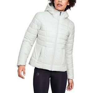 Under Armour Dames Jas Armour Insulated Hooded Jkt, Grijs, XS, 1342813-014