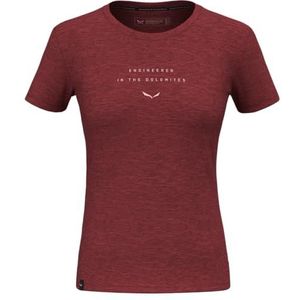 Salewa - Eagle Eitd - T-shirt - Syrah - Dames - 120 g/m²