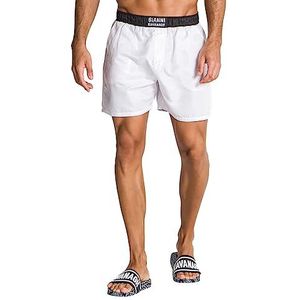 Gianni Kavanagh Witte Fighter zwemshorts, wit, S, Wit, S