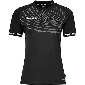 Kempa Wave 26 Shirt WOMEN Dames Sportshirt Korte Mouw T-shirt Functioneel Shirt Handbal Gym Fitness Jersey - elastisch en ademend - getailleerd