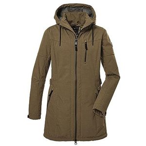 G.I.G.A. DX Dames Softshell parka met afritsbare capuchon GW 46 WMN SFTSHLL PRK, camel, 48, 40898-000