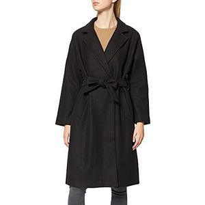 Urban Classics Dames Dames Oversized Classic Coat Jas, zwart, 4XL