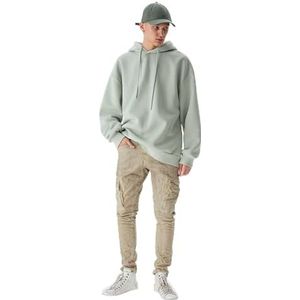 LTB Jeans Heren Cimaga Sweatshirt, Aqua Gray 12417, 3XL