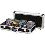 Reloop 100 CD Case - professionele CD-case, uiterst robuuste constructie, 4-voudige onderverdeling, 2 afsluitbare snapsloten, zwart