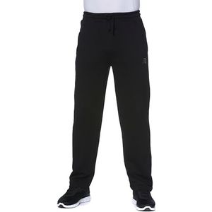 JP 1880 Heren grote maten grote maten Menswear L-8XL joggingbroek, basic, recht gesneden, basic fit, tot 8XL 702635, zwart, 3XL/Lang