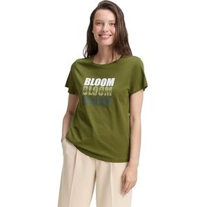 TOM TAILOR T-shirt voor dames, 38802 - Deep Ivy Green, XL