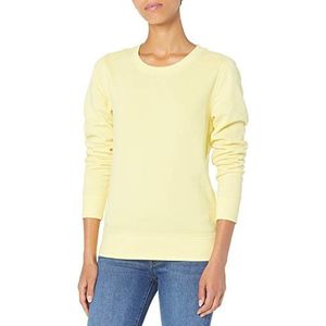 Amazon Essentials Fleece Trui met Ronde Hals (Verkrijgbaar in Grote Maten) Dames, Lichtgeel, 8-10