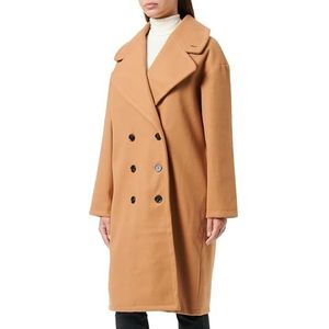 Mexx Damesjas, midi-lengte, jas, camel, XS