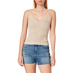 Only dames Top Onllina S/L Top Knt Noos, Pumice Stone/Detail:w Melange, XL