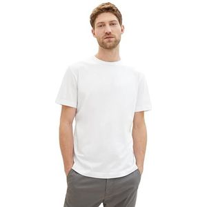 TOM TAILOR T-shirt voor heren, 20000 - wit, 3XL