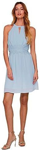 VILA Cocktailjurk  blauw