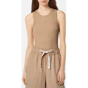 Scotch & Soda Bib Racer tanktop voor dames, Soft Camel, XL