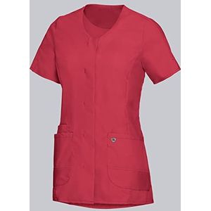 BP Med Tunics, 1764-241-0188, kiack voor dames - 1/2 mouwen en V-hals - 49% katoen, 48% polyester, 3% elastolefine - slanke pasvorm - Maat: Sn - Kleur: koraal