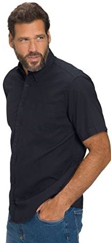 JP1880 - Overhemd - Marine - Kwartmouw - Regular Fit