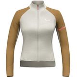 Salewa - Vento Am Hyb Jacket - Oatmeal - Hybride Merino-Windjack - Dames