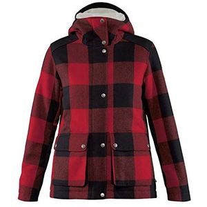 FJALLRAVEN Greenland Re-Wool Jacket W Jas, dames, rood-zwart, S