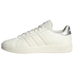 adidas Dames Grand Court TD Lifestyle Court Casual Shoes, core white/off white/silver met., 44 EU