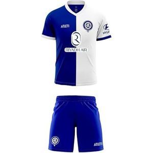 At de Madrid uitshirt en broek, officiële replica 23-24, kinderen, blauw en wit (maat 14)