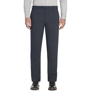 Van Heusen Men's Flex Straight Fit Flat Front Pant, Slate Blue, 42W x 30L