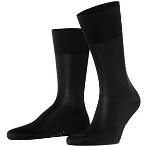 FALKE Heren Sokken Tiago M SO Fil D'Ecosse Katoen eenkleurig 1 Paar, Zwart (Black 3000) nieuw - milieuvriendelijk, 49-50