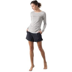 Susa Dames Tanitex lange mouwen shirt Skinny, grijs gemêleerd, regular