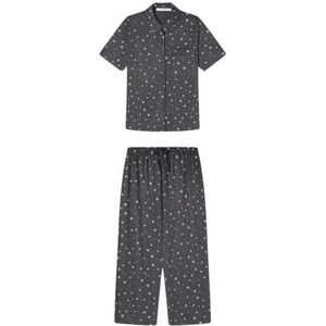 Women'secret Dames Pijama capri wekelijkse zeemeermin pyjama, Gris Oscuro, Gris Oscuro, XXL