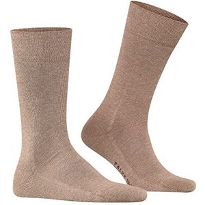 FALKE Heren Sokken Sensitive London M SO Katoen Met comfort tailleband 1 Paar, Bruin (Nutmeg Melange 5410) nieuw - milieuvriendelijk, 39-42