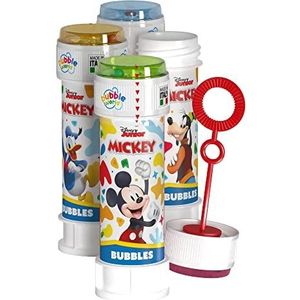 DULCOP - Mickey Mouse Bellen - Bellenblaas - 60 ml - 047006 - Wit - Plastic - Officiële Licentie - Kinder Speelgoed - Buitenspeelgoed - Vanaf 3 jaar