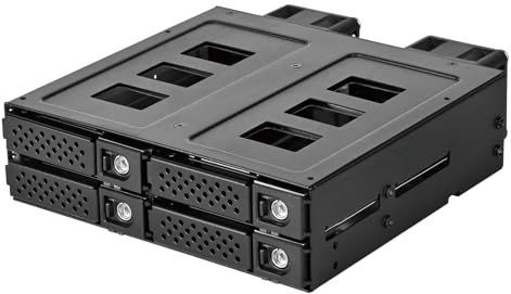 SilverStone Technology SST-FS204B-US - Adapterkooi - Geschikt voor vier U.2 SSD's - 5,25 inch