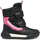 GEOX - Snowboots - Grijs - Rosa - Lichtroze - Zwart