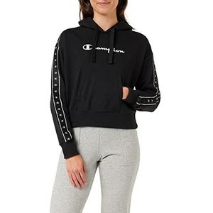 Champion Sweatshirt met capuchon voor dames, zwart., XXL