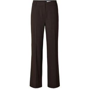 SELECTED FEMME SLFRITA MW Wide PANT MEL NOOS, Kalamata/Detail: melange, 34