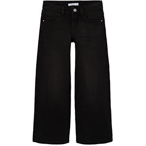 NAME IT NKFROSE Wide Jeans 3262-IO PB, zwart denim, 158 cm