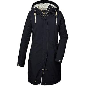 G.I.G.A. DX Dames Softshell parka met capuchon/outdoorjas GS 16 WMN SFTSHLL PRK, dark navy, 38, 41449-000