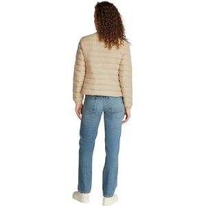 Tommy Hilfiger Lichtgewicht gewatteerde jas voor dames, Khaki (Sandelhout), XS