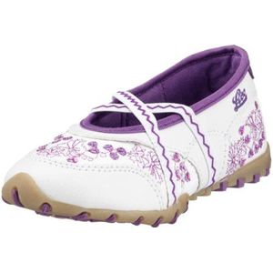 LICO Eva 450001 Ballerina's voor meisjes, Wit wit lila, 28 EU