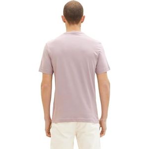 TOM TAILOR Uomini T-shirt 1035549, 31508 - Velvet Rose Fine Stripe, 3XL