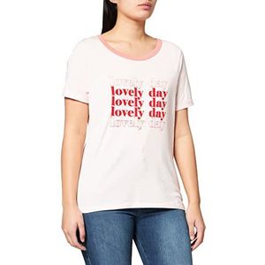 NAF Mooie Mc T-shirt voor dames, Naakt/Papaye, XS