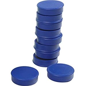 Q Connect 25 mm magneet - blauw (10 stuks)