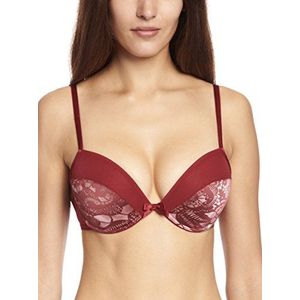 Triumph Cocktail Spotlight Push-Up Dames BH, Rode Combinatie Donker, 85A